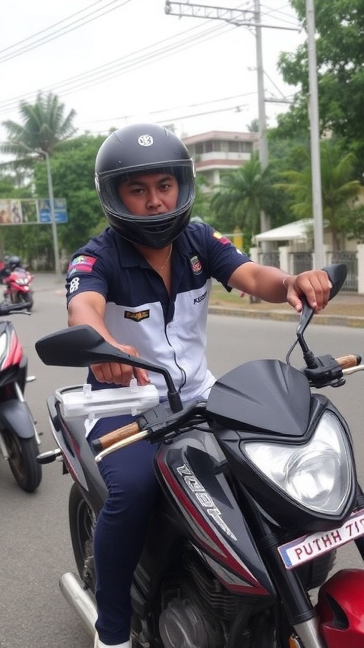 LTO suspends license of knife-wielding rider in road rage case