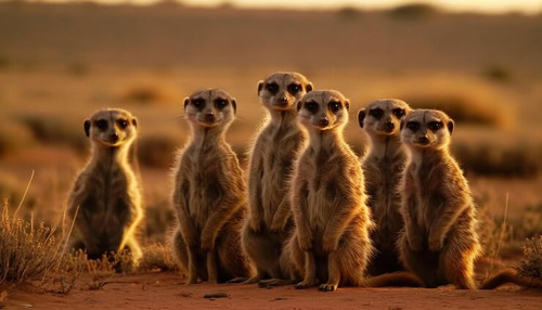 small meerkats alertly standing row outdoors generated by ai 188544 29203.jpg