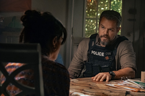 This image released by Netflix shows Matt Damon in a scene from "The Rip." (Claire Folger/Netflix vi.jpg