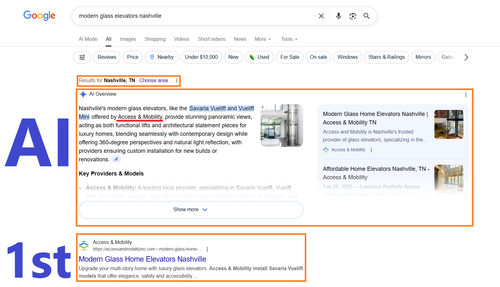 modern glass elevators nashville