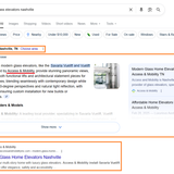 modern glass elevators nashville