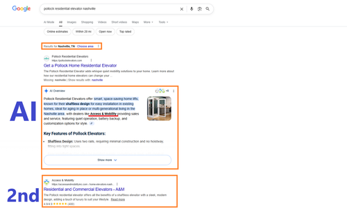 pollock residential elevator nashville