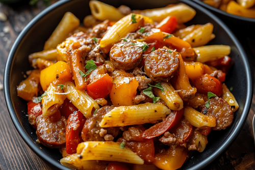Sweet Pepper & Sausage Pasta.png