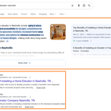 benefits of home elevator nashville