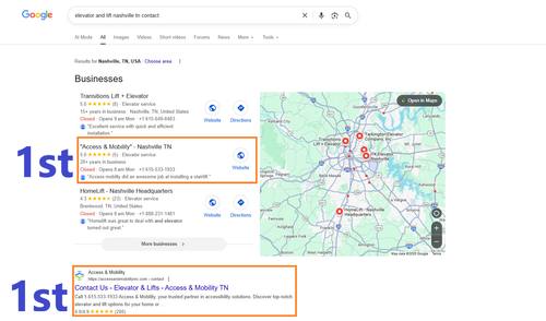 elevator and lift nashville tn contact