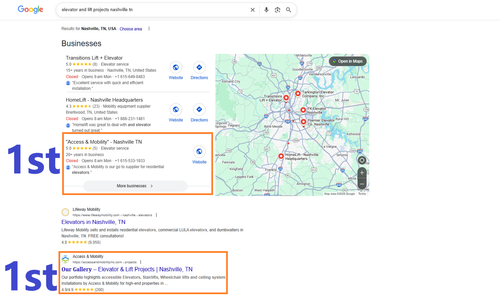 elevator and lift projects nashville tn
