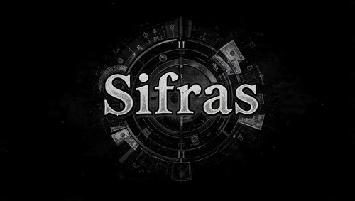 a circular logo for sifras a crime themed.jpg