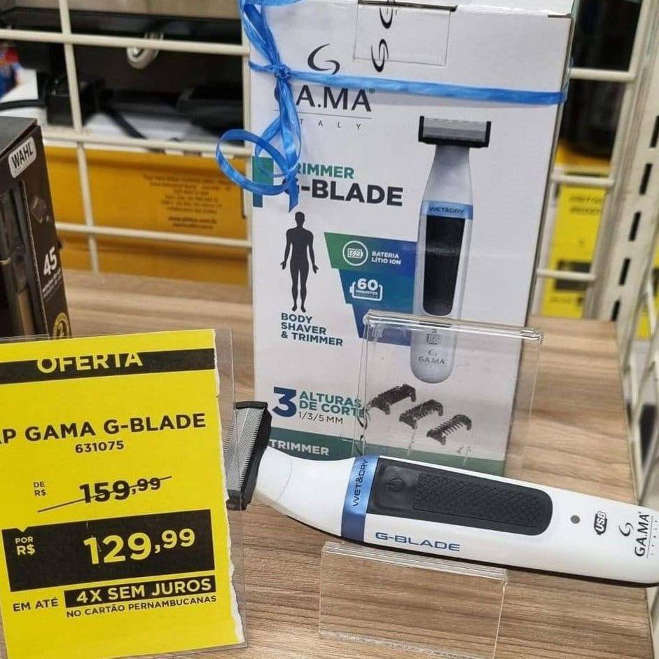 GA.MA ITALY Aparador de Pelos G-Blade W&D Bivolt