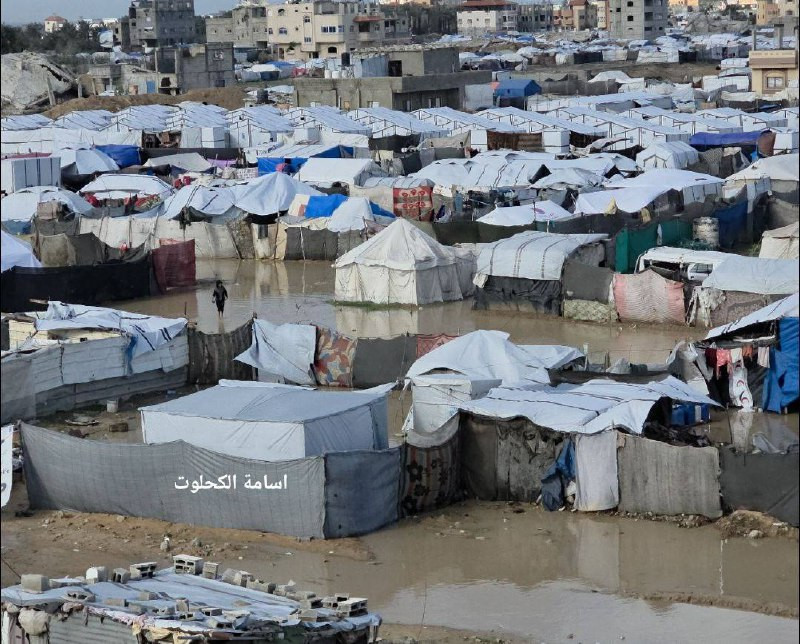 بلدية خانيونس: المنخفض الجوي الثالث يضع أكثر من 900 ألف نازح أمام خطر الغرق والمرض...