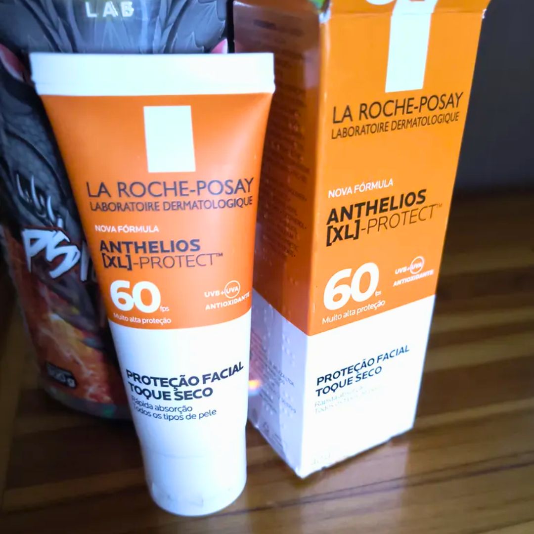 Protetor Solar Facial FPS 60 Gel Creme Oil-Free com Ação Hidratante e Antioxidante UVA/UVB para Peles Oleosas Sem Cor Anthelios XL Protect La Roche-Posay 40g