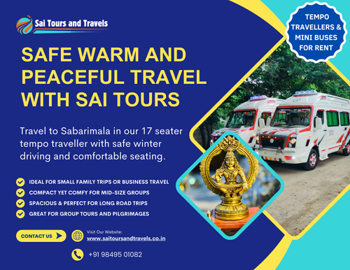 December pilgrimage season is here and Sai Tours is ready for Sabarimala trips.