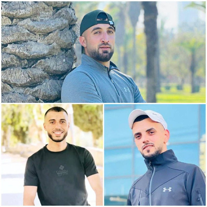 اعتقلت قوات الاحتلال الشبان مراد لدادوة ومحمود طعمة ومؤمن عمار شريتح بعد اقتحام منازلهم في بلدة المزرعة الغربية شمال غرب رام الله....