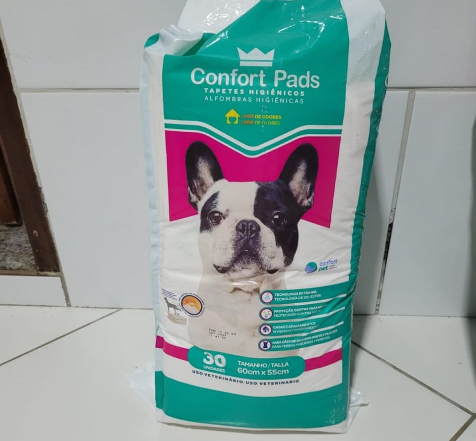 CONFORT PADS Tapete Higiênico Confort Pads 60X55 Com 30 Unidades