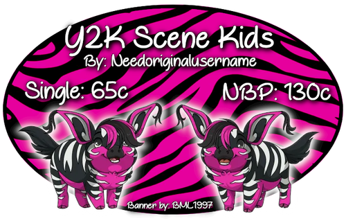 y2k scene kids porcus