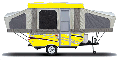 Tente Roulotte jaune.gif