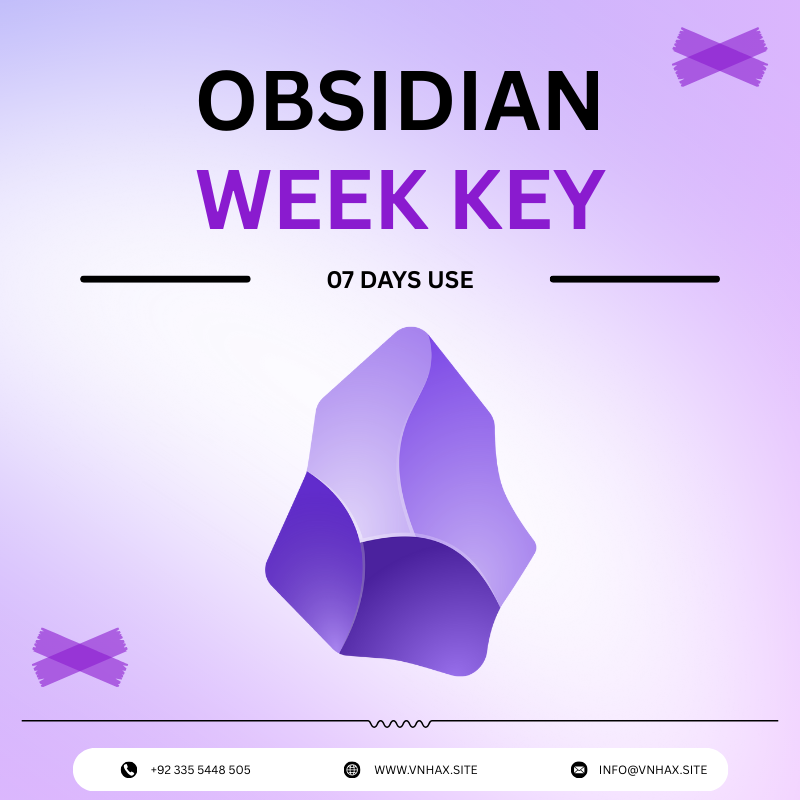 Obsidian Android Week Key