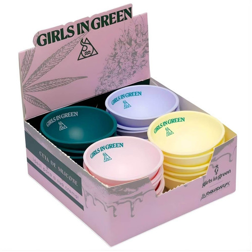 Cuia de Silicone Bowl Grils In Green Cores Sortidas Display C20 (3)