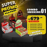 Combo Smoking 01 (Preta + Prata + Brown + Supreme) (5)