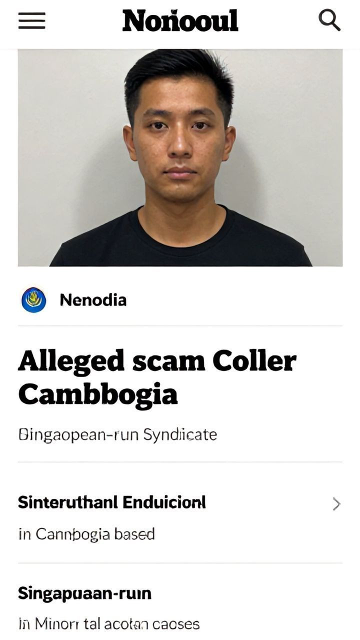 Alleged scam caller in Cambodia-based, Singaporean-run syndicate charged