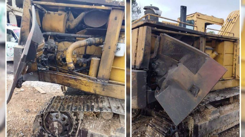 مسيرة للاحتلال تستهدف جرافة بقنبلة في بلدة عيتا الشعب جنوب لبنان...