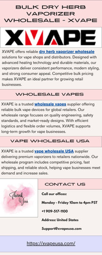 Bulk Dry Herb Vaporizer Wholesale - XVAPE.jpg