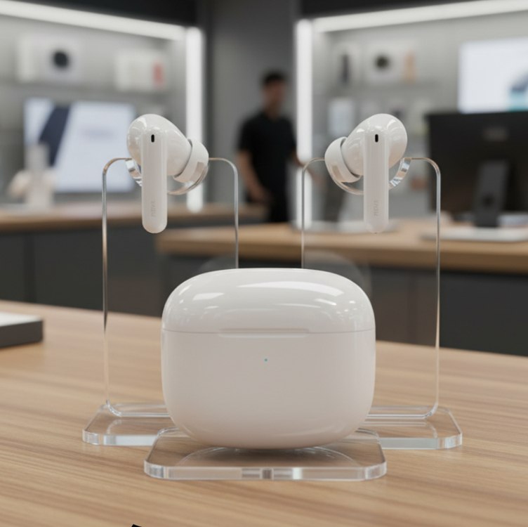 Fone De Ouvido Sem Fio, Bluetooth 5.4, Compatível Com Todo Celular, Cancelamento Ruído, Bateria Até 16 Horas de Uso, Microfone Para Chamadas, Controle Touch, Conecta no Notebook – Linha Premium