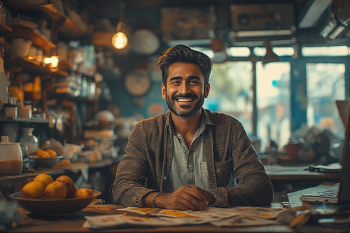 a businessman in India smiling.jpg