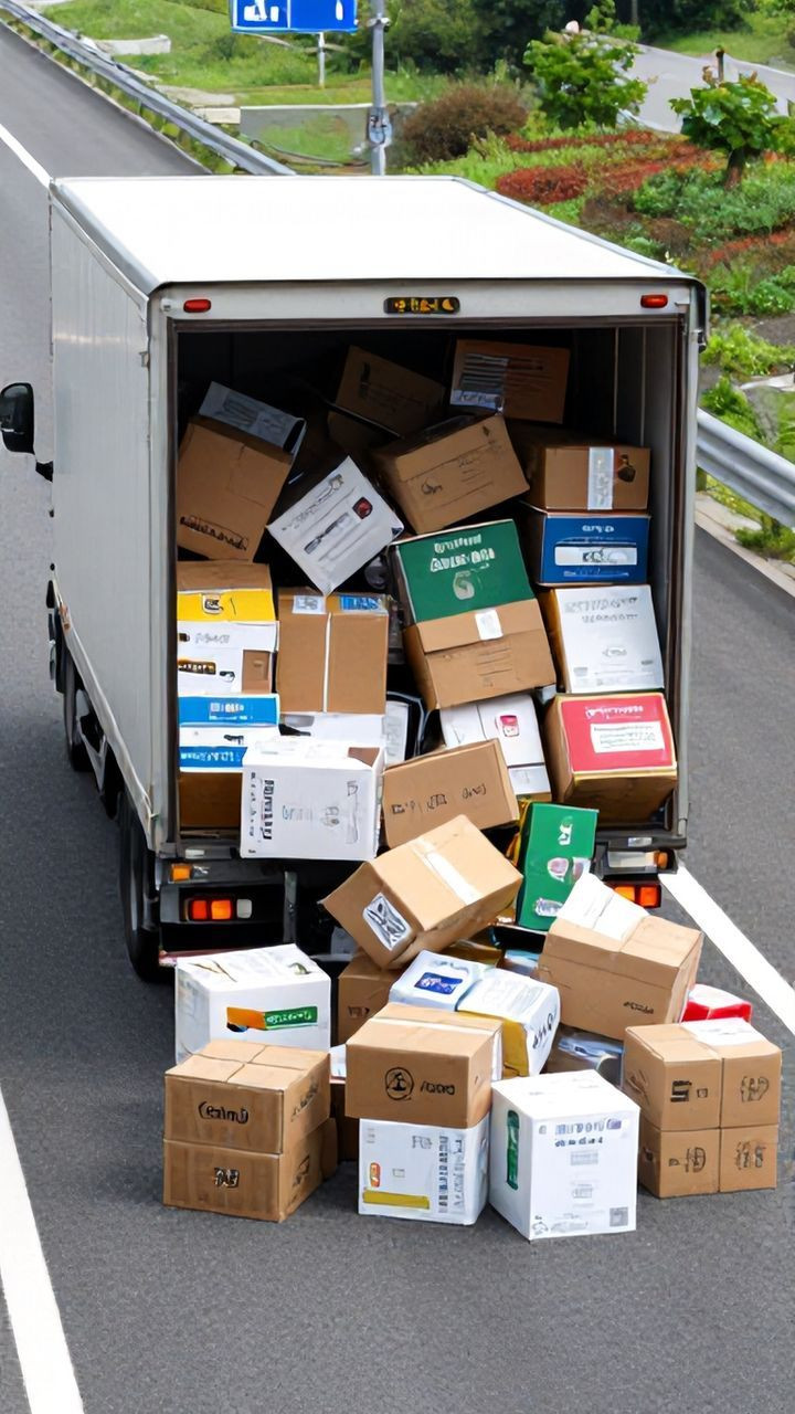 Beer truck spills hundreds of boxes on S. Korean expressway