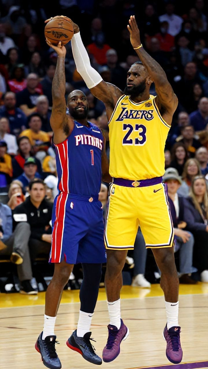 NBA Pistons beat Lakers, spoil LeBron James' 41st birthday