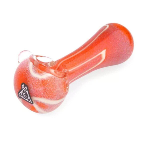Pipe de Vidro Glass Full Color Squadafum Laranja (1)