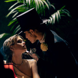 Kaia Gerber plays Starlet and Li Jun Li plays Lady Fay Zhu in Babylon from Paramount Pictures.