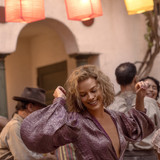 Margot Robbie plays Nellie LaRoy in Babylon from Paramount Pictures.