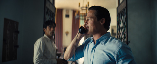 Brad Pitt plays Jack Conrad and Diego Calva plays Manny Torres in Babylon from Paramount Pictures..jpg