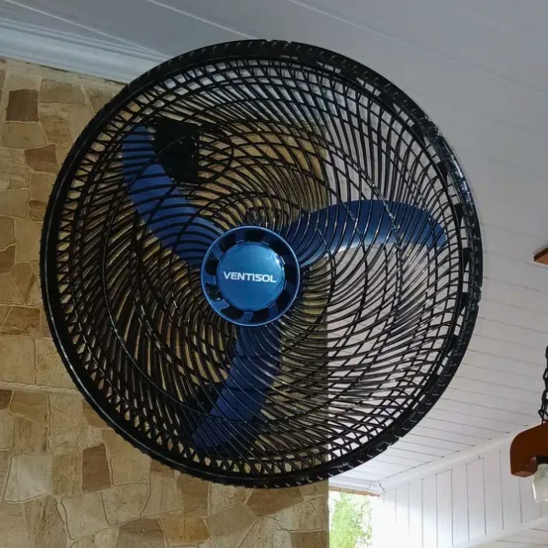 Ventilador De Parede Ventisol New Azul 3 Velocidades
