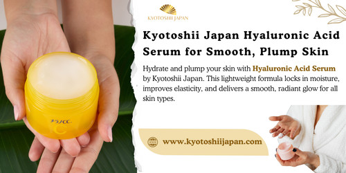 Hydrate and plump your skin with Hyaluronic Acid Serum by Kyotoshii Japan. This lightweight formula locks in moisture, improves elasticity, and delivers a smooth, radiant glow for all skin types.

https://www.kyotoshiijapan.com/collections/shop-sets/products/korean-anti-aging-firming-set