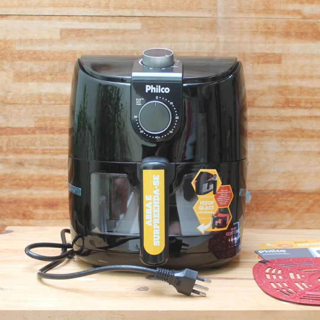 Air Fryer Philco 4L Revestimento Redstone 1500W PAF40A