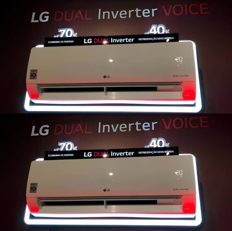 Ar Condicionado Split Hi Wall R32 LG Dual Inverter Voice +AI 24000 BTU/h Quente Frio S3-Q24K231B – 220 Volts