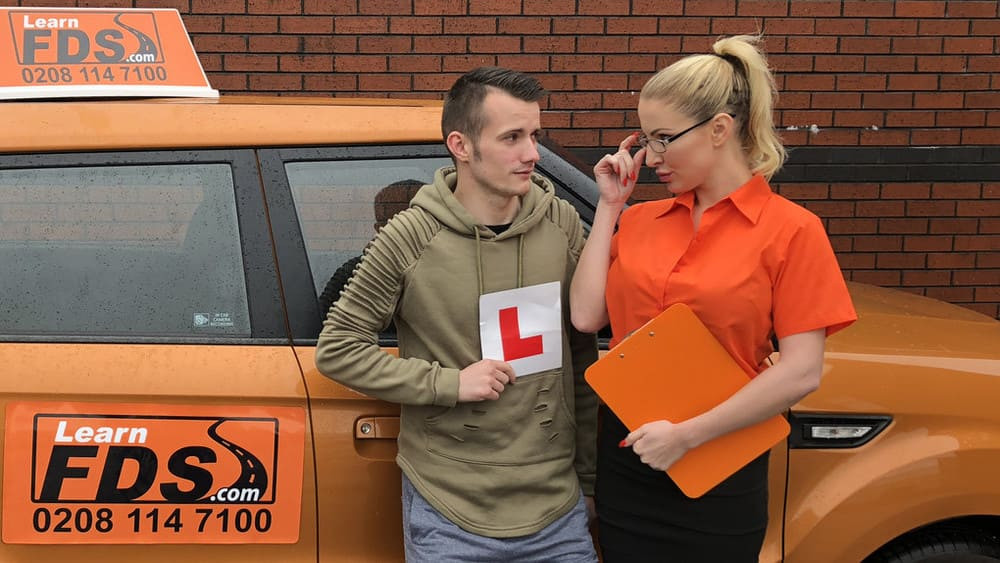 Georgie Lyall Exam failure leads to hot car sex