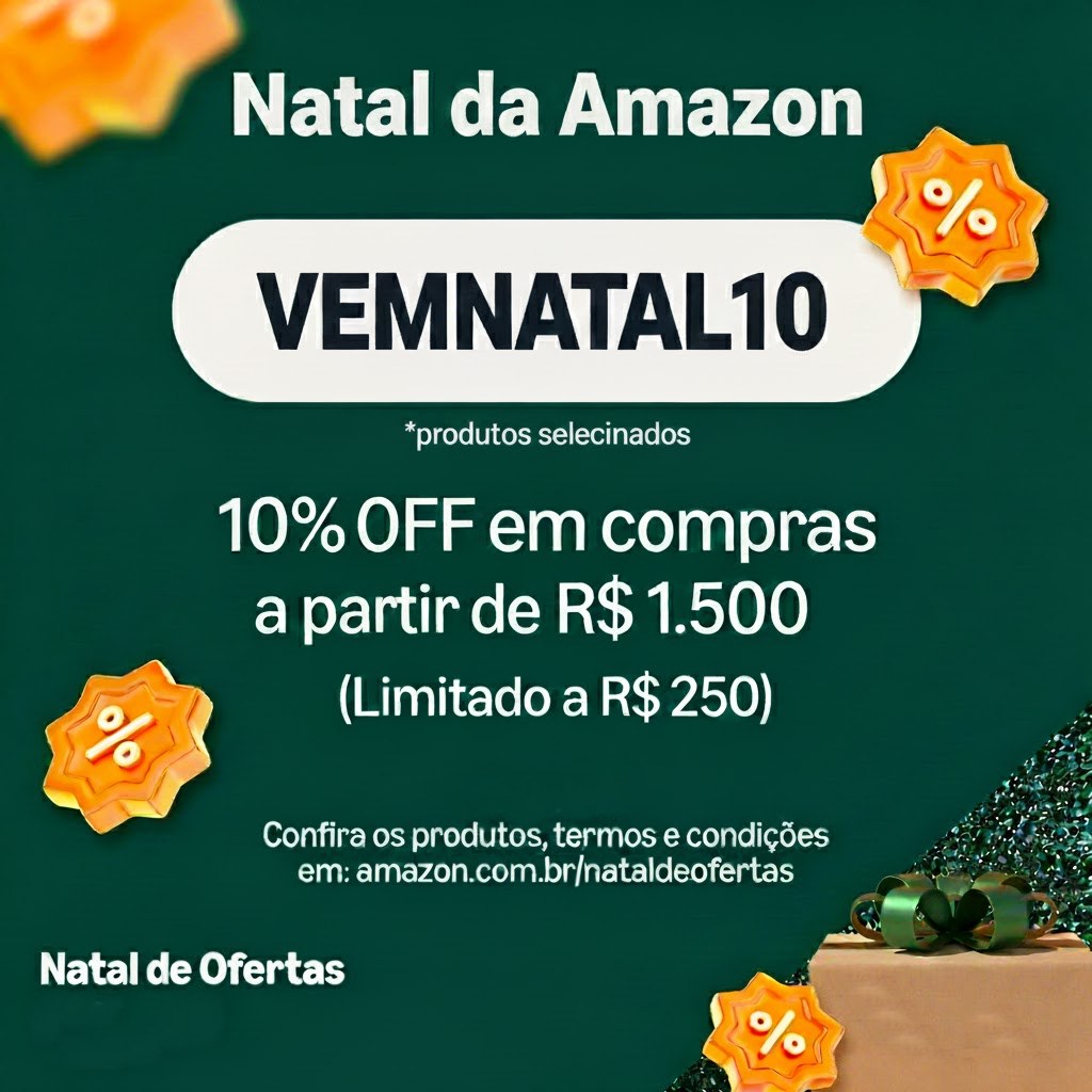  10% OFF em compras acima de R$1500 no APP – Limitado a R$250