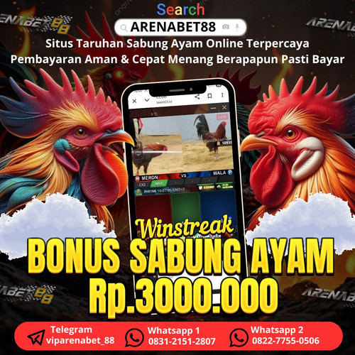 DAFATR SABUNG AYAM ONLINE | BONUS SABUNG AYAM TERBESAR | AGEN SABUNG AYAM | BANDAR SABUNG AYAM ONLIN.jpg