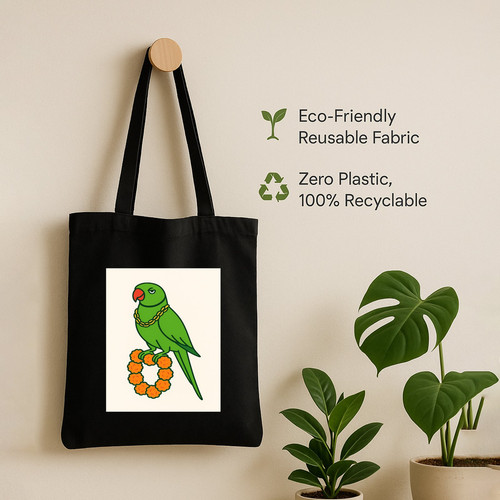 Parrot on Marigold Garland.jpg