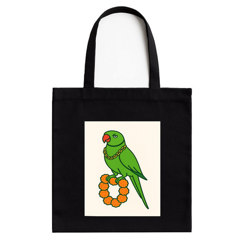 Parrot on Marigold Garland.jpg