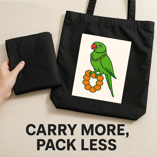 Parrot on Marigold Garland.jpg