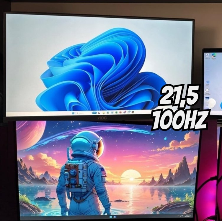 Monitor Gamer Aoc 21,5 Full Hd 100hz 1ms 22b30hm2 Preto 127/220V