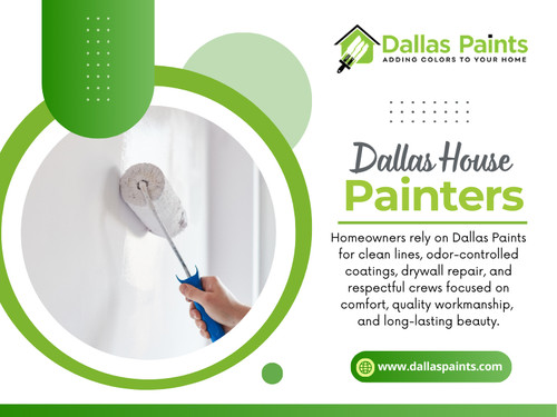 If you have worked with Dallas House Painters or are planning to hire House Painters Dallas soon, these practical maintenance tips will help protect your investment and keep your interior paint looking fresh for the long run.

Contact :Dallas Paints
Address: 2427 Allen St, Dallas, TX 75204
 Phone: (214) 978-4400

Find Us On Google Map: https://maps.app.goo.gl/JUwfMorJhrE3fb626

 Read Our Blog:
https://dallaspaints.mystrikingly.com/blog/dallas-house-painters
https://paintsdallas.wordpress.com/
https://dallaspaints.wixsite.com/dallaspaints

More Links:
https://campsite.bio/dallaspaints
https://www.buzzfeed.com/dallaspainters
https://independent.academia.edu/dallascommerialpainters