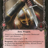 Sword of Rhûn Front Face