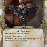 Raven Pendant Boon Front Face