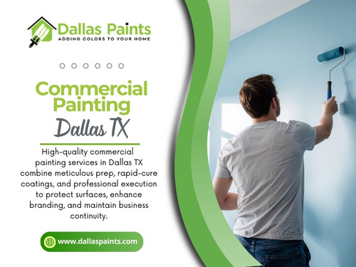 A poorly managed project can interrupt employees, inconvenience customers, or create liability issues.
That is why Commercial Painting Dallas TX projects follow stricter processes than typical home painting.

Contact :Dallas Paints
Address: 2427 Allen St, Dallas, TX 75204
 Phone: (214) 978-4400

Find Us On Google Map: https://maps.app.goo.gl/JUwfMorJhrE3fb626

Official website: https://www.dallaspaints.com/commercial-painting-service-dallas


 Read Our Blog:
https://dallaspainters.tumblr.com/
https://697864d8e6f50.site123.me/
https://penzu.com/p/a55228ff7ad59874

More Links:
https://joy.bio/dallaspaints
https://www.buzzfeed.com/dallaspainters
https://medium.com/@dallaspaints/about