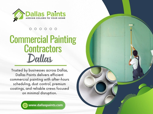 Most delays are not caused by unexpected disasters. They happen because of preventable planning and execution mistakes. Experienced Commercial Painting Contractors Dallas see the same issues repeat across projects of all sizes. Understanding these pitfalls ahead of time helps businesses stay on schedule and avoid unnecessary stress.


Contact :Dallas Paints
Address: 2427 Allen St, Dallas, TX 75204
 Phone: (214) 978-4400

Find Us On Google Map: https://maps.app.goo.gl/JUwfMorJhrE3fb626

Official website: https://www.dallaspaints.com/commercial-painting-service-dallas


 Read Our Blog:
https://697864d8e6f50.site123.me/
https://dallaspainters.tumblr.com/
https://dallaspaints.weebly.com/

More Links:
https://vimeo.com/dallaspaints
https://medium.com/@dallaspaints/about
https://heylink.me/dallaspaints/