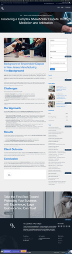 screencapture paulappellaw resolving a complex shareholder dispute through mediation and arbitration.png